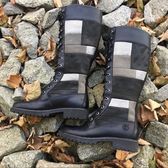 timberland patchwork boots